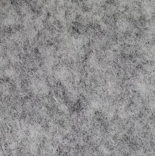Nadelfilz Extra-Flex Meterware Restauration Innenraumverkleidung Instandhaltung Camperausbau 206 cm Breite (206 x 300 cm, Hellgrau)