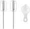 Gfryerty Schneebesen/Beater Schnee Besen für Hm520 / Handmixer Ersatz Mixer für Elektromixer