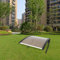 HUOLE Tetto per Robot Tosaerba,Robotic Lawnmower Garage,Carport per rasaerba robotizzato, Garage per Tosaerba Robot, Protezione da Pioggia in policarbonato (100 * 78 * 50 cm (Marrone))