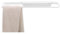 Brabantia - Mindset Handtuchhalter - Für Normale/Gefaltete Große Handtücher - Bis zu 2 kg - Korrosionsbeständig - Badezimmerzubehör - Inklusive Befestigungsmaterial - Fresh White - 56 x 8,5 cm