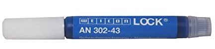 WEICONLOCK® AN 302-43 3 ml, mittelfeste, höherviskose Schraubensicherung mit Trinkwasserzulassung, blau