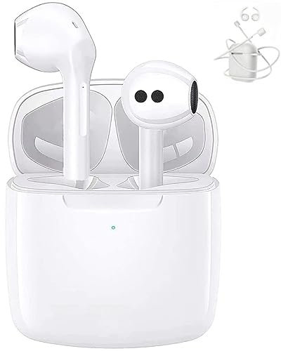 Kurt Bluetooth 5.0 Kopfhörer mit integriertem Mikrofon und Schutzhülle für Ladebox, Kompatibel mit jedem Bluetooth-Gerät