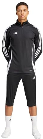 Adidas Men's Tiro 24 3/4 Pant, Black/White, X-Small
