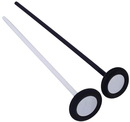 YNR Queens Reflex Percussor Hammer - Reflex Medical Physiotherapy Examination, Lightweight Head for Patient Comfort, Durable & Easy to Clean | 12 (Black & White Set)