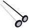 YNR Queens Reflex Percussor Hammer Lite Reflex 12 Medical Physiotherapy Examination (Black & White Set)