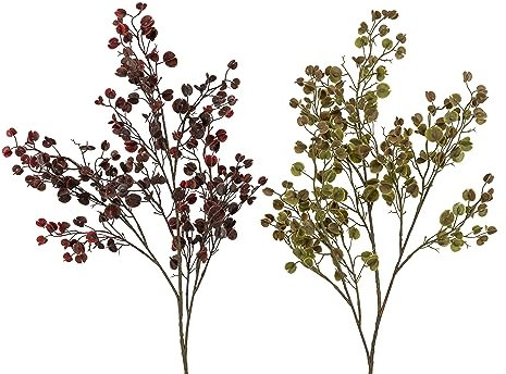 formano Deko Blätterzweig Herbst/Winter Beeren 64cm künstlicher Zweig - Lieferumfang 1 von 2 Varianten