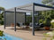 Direct ABRIS Pergola Bioclimatique Aluminium Adossee 19 m² - 3,6 x 5,3m - Gris - Lames Orientables de 0 à 120° - Halo 19