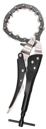 Hsthe Sea Exhaust Pipe Cutter Chain Exhaust Pipe Cutter 19-80mm Universal Pipe Cutting Tool for Copper PVC Aluminum