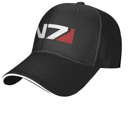 QFLLQLFF Basecap Mass Effect N7 Cap Baseball Cap Caps Große Hutmütze für Damen Herren Geschenk
