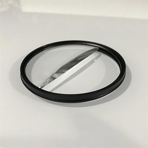 Caméra à Prisme dioptrique Fendu, grossissant de Premier Plan, Filtre de Flou, Film de télévision, Accessoires de Photographie SLR à Champ divisé(Size:77mm)