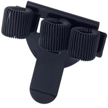 TopSTuff Stiftehalter mit 3 Taschen für Krankenschwestern, Arzt, aus Metall mit robustem Clip (schwarz)