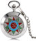 JFNHUTL Taschenuhr – Sichel-Hammer-Design, Abdeckung, mechanische Taschenuhr, Abzeichen der Kommunistischen Partei, Abzeichen der UDSSR, Uhr, Anhänger, Geschenk mit Kette und Box