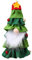 Balkon Getränkehalter Mann, Weihnachtsbaum, Weinflaschen-Set, Kuchenrock, Champagner-Set, Tischszene, Anzieh Stimmungsbarometer Chef (A, One Size)