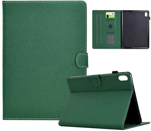 TEDTIKJT Tablet Case for iPad mini 6/iPad mini 7 Case Carbon Fibre TPU Leather Flip Tablet Case with Kickstand Protective Cover for iPad mini 6/iPad mini 7 2024/2021 8.3Case,Green
