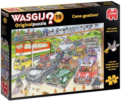 Jumbo Spiele 1119801819 Wasgij Original 19 Cone-gestion! 1000 Teile Puzzle