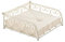 Metall Serviettenhalter Napkin Holder Herz Grau Für Servietten 33 x 33 cm Heart Big Cream