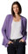 CECIL Damen B253892 Cosy Structure Cardigan, Gentle Lilac Melange, M EU