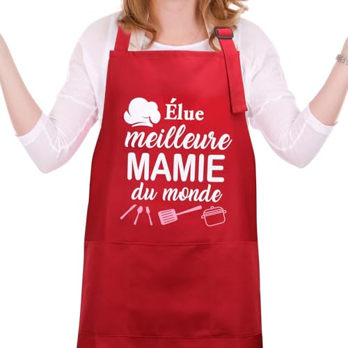 HOWAF Oma Geschenk, Oma Schürze Lustig Kochschürze Damen Beste Oma, Geschenk für Oma Weihnachten Geburtstag