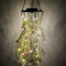 KagoLing Solarlaterne für Außen, 1 Packung Hängende künstliche Pflanzen Weidenblatt 66 LED Lichterkette, IP65 Wasserdicht Künstliche Pflanzen, Ornamente im Freien für Hochzeit Patio Yard Porch