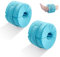 SLDHFE Lot de 2 coussins de soutien des pieds, coussin en mousse avec fermeture éclair amovible, coussin d'élévation du talon compensé pour pression des pieds, ulcères douloureux au lit, repose-jambes