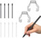 (10 Pointes de pins) Pièces de Rechange pour Stylus Marker Remarkable, 10 Pointes de pins en Noir et Blanc, 2 avec Outil pour enlever la Pointe Remarkable 1/2/Marker/Marker Plus & Boox Pen2 Pro/Boox