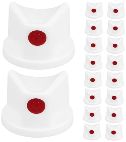 HOODANCOS 30 Stück Aerosoldosendüse Graffiti-Zubehör Sprühdose verarbeiten Fixativ Montana-Dosen Sprühfarbe glitzernde Sprühfarbe Montana-Sprühfarbe Sprühfarbe Düsen Farbdose Sport Weiß