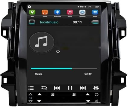 Tableta para Coche Radio para Coche Android 14 para Toyota para Fortuner 2016-2022 Multimedia GPS