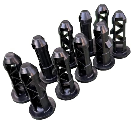 Selections Wheelie Bin Lid Replacement Plastic Hinge Pins - Pack of 10