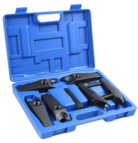YedZen 7-Teiliges Kugelgelenk Abzieher Kit, 22+24+27+32+36 mm, Heavy Duty Traggelenk Abzieher Kit, Traggelenk Werkzeug, Querlenker Achsschenkel Spurstangenköpfe Ausdrücker, Entfernungswerkzeug