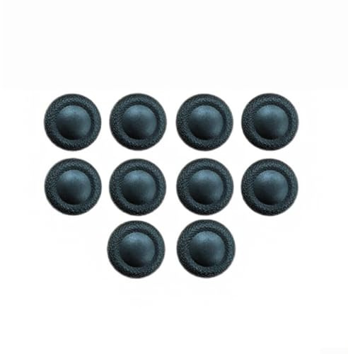 Lot de 6 capuchons de joystick analogiques en TPU pour PS5, PS4 et Xbox 360, noirs, antidérapants, avec installation facile (10 pièces)