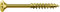 SPAX 191020602005 Universal, Senkkopf, T-Star Plus, 4CUT, Multi-Kopf, Teilgewinde, passiviert, A2L, (6,0 x 200 mm, 100 Stück), gelb verzinkt