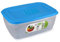 GIO'STYLE Contenitore Ermetico per Alimenti - 3L - Made in Italy - Rettangolare - Adatto a Frigorifero, Freezer, Microonde - Linea Ermetici