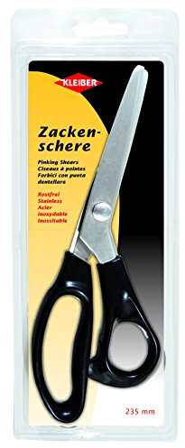 Kleiber + Co.GmbH 92042 Zacken-Schere, Edelstahl, 42 Schwarz, M