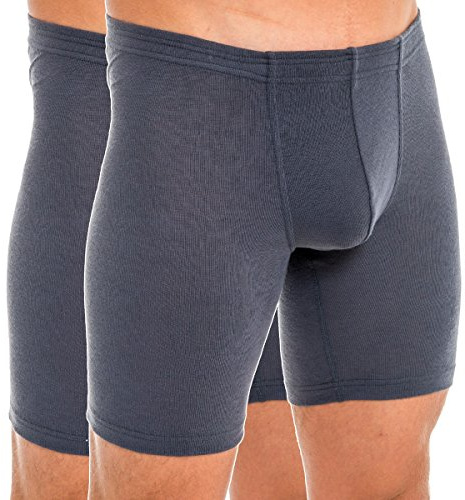 HERMKO 63955 2er Pack Herren Longpant als Funktionsunterwäsche
