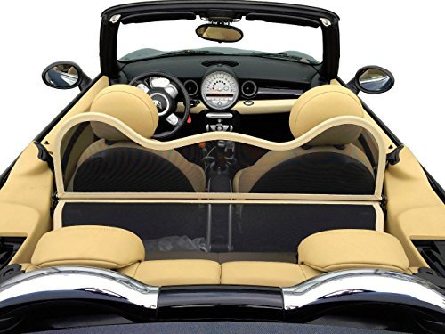 Aperta Windschott passend für Mini Cooper Cabrio (2004-2008) 100% Passgenau OEM Qualität Beige Windstop Windabweiser