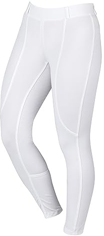 Dublin Performance Cool-It Gel Riding Tights, White, Ladies 14/32