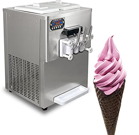 Kolice Commercial CE Encimera 3 sabores Máquina de helado suave, yogur 2 + 1 máquina de helado suave de sabores mixtos, máquina de helado