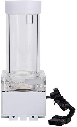 Eboxer 800L / H Computer Pumpe 4 Meter Pumpenkopf Schnelle Wärmeableitung PC Kühlpumpe Computer Wasserpumpe (weiß17cm)