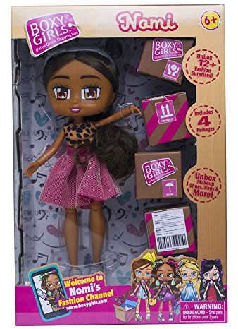 Rocco Toys – Boxy Girls Nomi Puppe, 20 cm, Mehrfarbig, 764IT