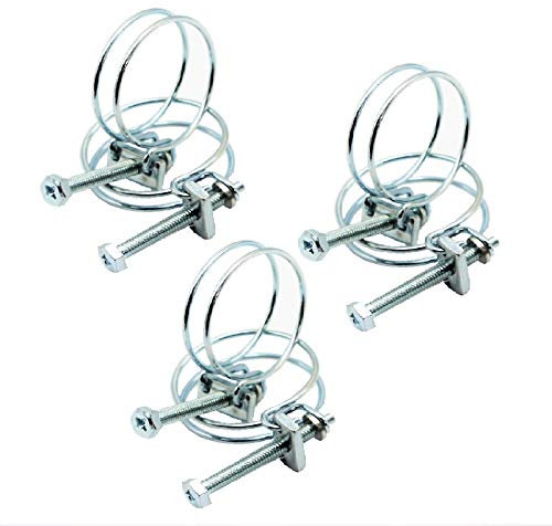 6 Stück Drahtschlauchschelle Drahtschellen Schlauchschelle Spiralschlauch Luftschlaucht 41-46mm