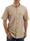 Carhartt Men's Loose Fit Midweight Chambray Short-Sleeve Shirt, Dark Tan Chambray, S