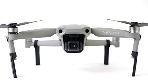3dquad Landefüße, Landegestell, Fahrwerk für DJI Mavic Air 2 Drohne (schwarz)