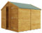 BillyOh Keeper Overlap Garden Shed with Floor | Wooden Garden Storage Shed with Apex Roof & Felt Included | Windowed or Windowless- Multiple Sizes (10x8 Windowless)