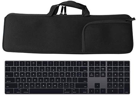 Orchidtent Weiche Neopren-Tastaturhülle mit Maus-Tasche für Apple Magic Keyboard mit Ziffernblock