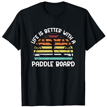 SUP Motiv für Paddelboot & Paddle Board | Stand Up Paddling T-Shirt