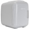 MONCOOK Mini Fridge For Bedrooms - Small, Portable & Quiet Mini Fridges For Skincare, Medicine, Food & Drinks - Cooling & Warming Function - Perfect For Home, Office, Car Or Travel - 14L - Grey Mono