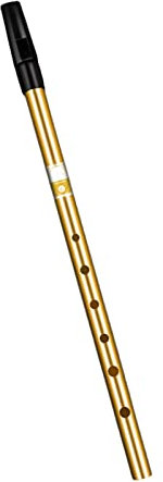 M/E Flûte irlandaise en Do D multicolore pour débutants et experts Instrument de luxe en étain Musique de Noël Rangement facile
