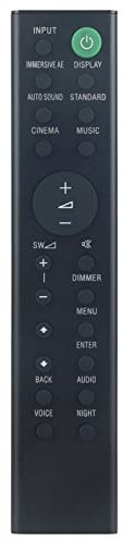 ALLIMITY RMT-AH507U Reemplazo de Mando a Distancia por Sony Soundbar HT-G700 HTG700 SA-WG700 SAWG700