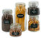 ZENO Glass Food Jars - Set of 5 | Glass Jars With Lids | Airtight Jars for Food | 10 Reusable Stickers & Chalk Pen | Kitchen Jars with Clip Top Lids | Food Containers for Pasta, Rice, Coffee Beans