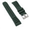 StrapHabit Uhrenarmband mit Schnellverschluss, belüftet, Gummi, FKM, 20 mm, 22 mm (22 mm, grün)